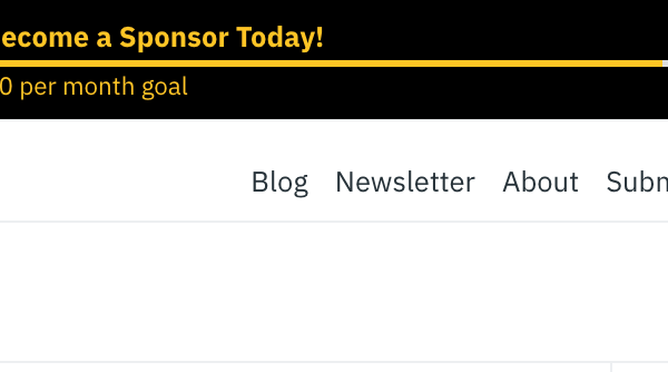 DDEV sponsorship data displayed across web properties