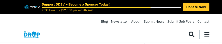 DDEV sponsorship data displayed across web properties